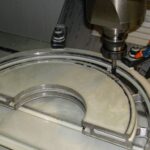 Steam turbine diaphragms manufacturing on 5-axis CNC milling machine at KIMI