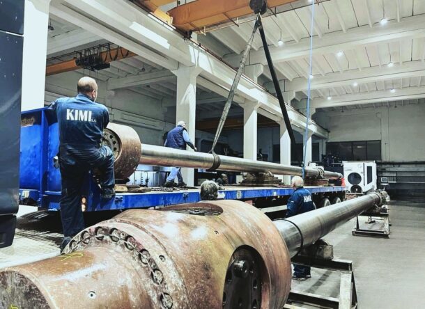 CPP propulsion shaft and hub overhauling process at KIMI workshop