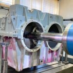 Precision machining of reduction gear casing at KIMI engineering workshop