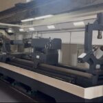 Piston rod final finishing on CNC turning lathe ensuring optimal roundness