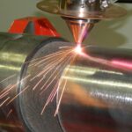 Laser cladding reconditioning of 2-stroke marine engine piston rod at KIMI