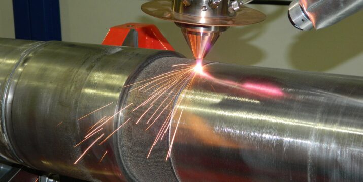 Laser cladding reconditioning of 2-stroke marine engine piston rod at KIMI