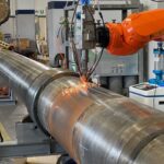 Laser cladding reconditioning of tail shaft bearing area at KIMI