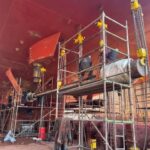 CPP marine shaft installation process at KIMI
