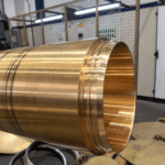 KIMI precision-machined new propulsion shaft sleeve manufactured to OEM specifications before installation