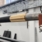 KIMI precision machining of an 18-metre propulsion shaft following sleeve replacement.