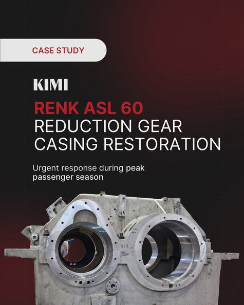 RENK ASL 60 Reduction Gear Casing Restoration | KIMI