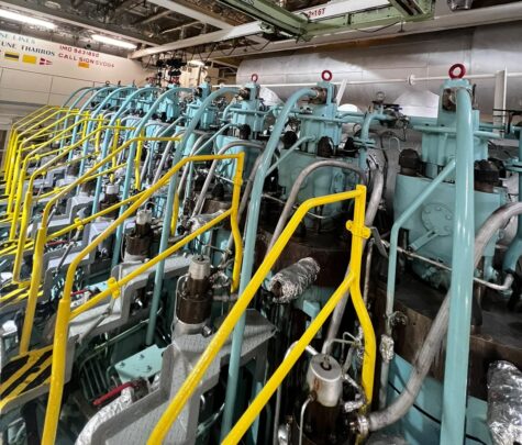 MAN B&W 5S60MC-C Main Engine Overhaul in Piraeus